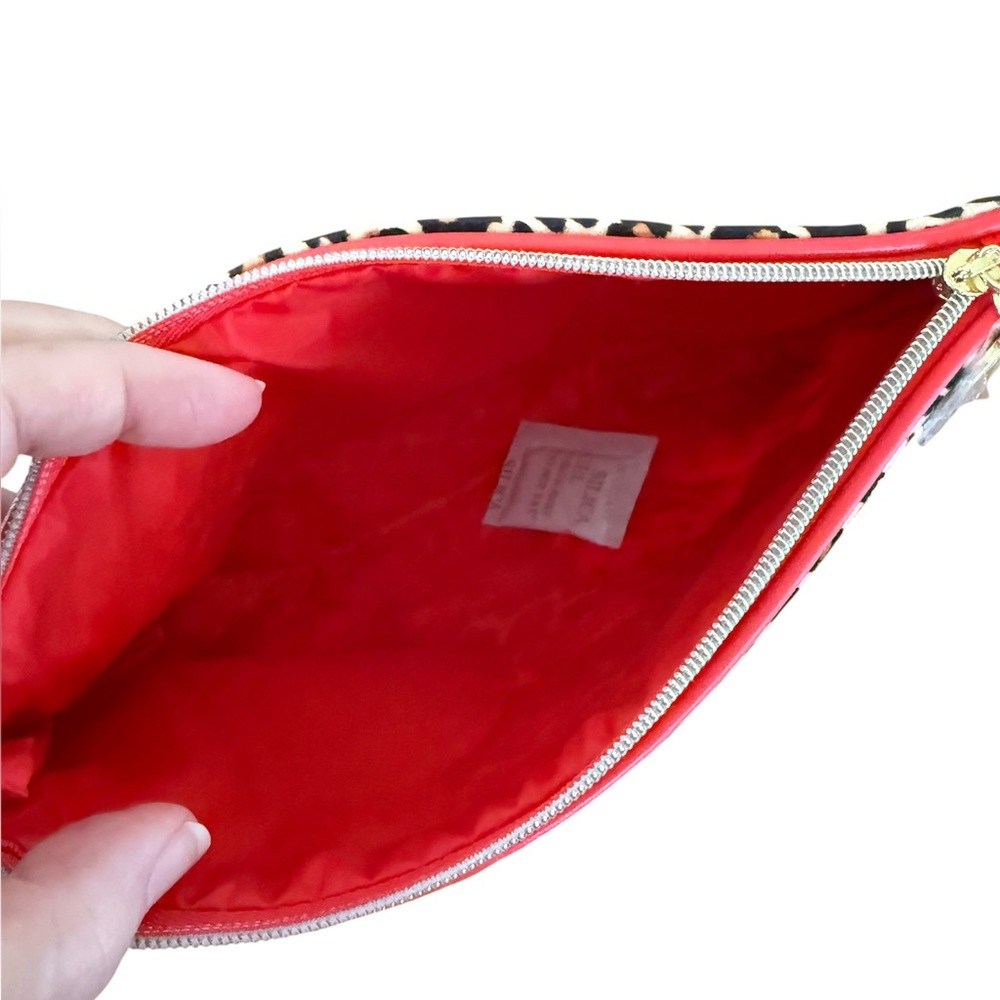 Estee Lauder Leopard Print Cosmetic Bag with Birthstone Stickers - Picture 5 of 6